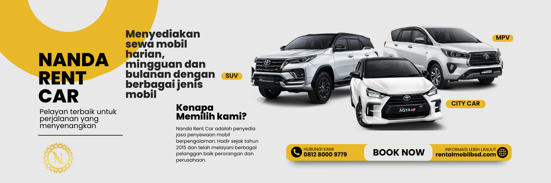 rental mobil bsd slider cover